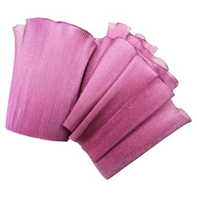 金属珠光花边荷叶边装饰设计面料