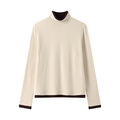 半高领德绒超好看内搭打底衫女