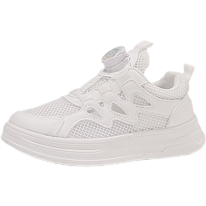 六一儿童演出表演小白鞋白色板鞋