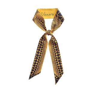 草间弥生南瓜波点油画文艺加长绑包包手柄丝巾飘带领巾腰带发带女