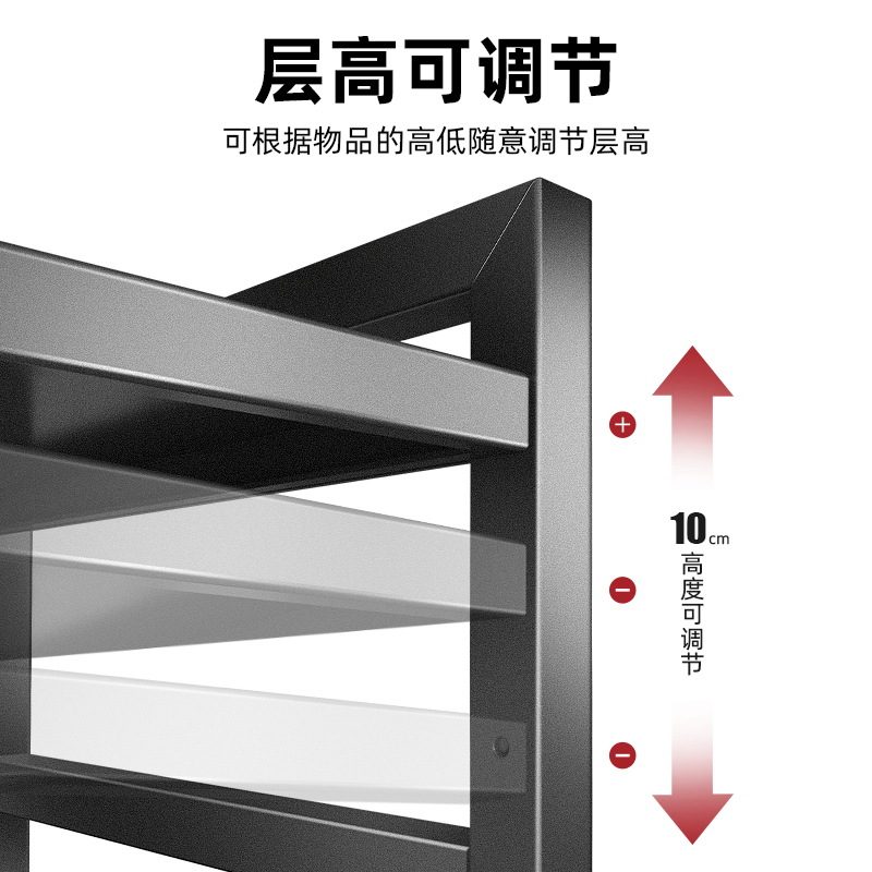 厨房置物架可伸缩微波炉架子收纳电饭锅桌面家用烤箱支架台面双层