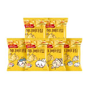 卡乐比Chiikawa吉伊卡哇联名款蜂蜜黄油味薯片60g*6袋内含冰箱贴