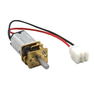 XH端子线N20减速电机 带焊线大扭力3V 6V慢速马达 3mmD型轴电动机