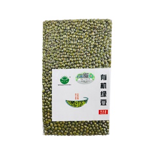 东北有机绿豆五谷粗粮小绿豆干货农家煮粥绿豆汤颗粒饱满400g3袋