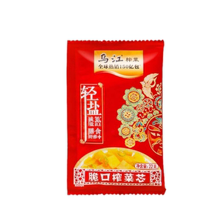 乌江正宗轻盐脆口榨菜芯小包装开味下饭萝卜涪陵榨菜泡菜腌制咸菜