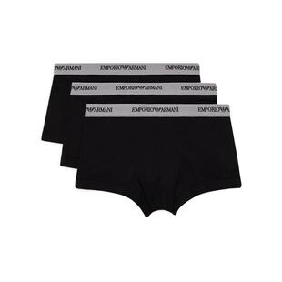 【礼物】EMPORIO ARMANI/阿玛尼春夏男士三条装弹力平角内裤套装
