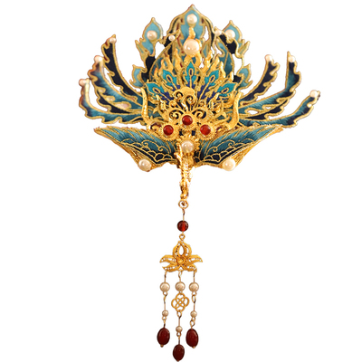 新娘手工饰品古装秀禾服凤冠原创