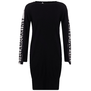 Stella McCartney丝黛拉·麦卡妮羊毛圆领连衣裙女春夏XY降价