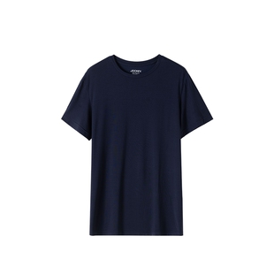 Jockey【失重系列】夏季男士t恤短袖莫代尔家居服薄款抗菌运动T恤