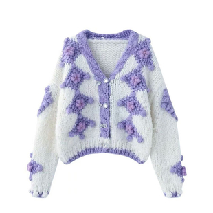 复古巴洛克宫廷港风夏威夷纱料雪纺印花油画衬衫夏季百搭碎花衬