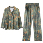 猫人高级感男士睡衣春秋款纯棉2026新款宽松加大码轻奢家居服套装