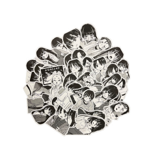 我心里危险的东西二次元黑白日漫市川京太郎山田杏奈手帐装饰贴纸