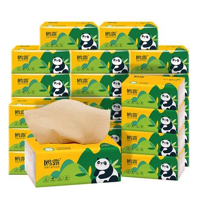鸥露家用竹浆抽纸27包