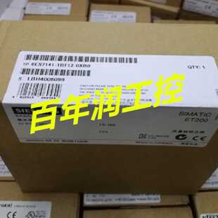议价6ES7141-1BF12-0XB0西门子ET200X数字量输入模块6ES71411BF12