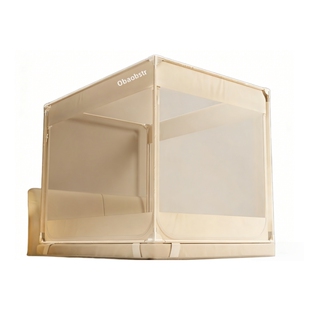 欧宝睡防摔蚊帐2026新款家用卧室婴儿童防止掉床蒙古包全罩式全底