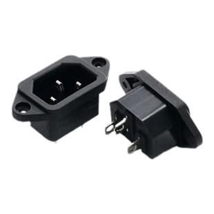 品字口插座插头 电饭煲新能源锂电瓶车卡式50a三芯电源公母头接口