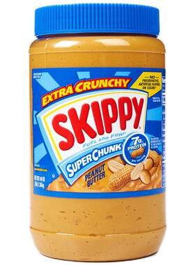 美国四季宝skippy幼滑颗粒花生酱