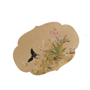 【2件9折】双面精印彩绘腕垫 国画书法布毛毡垫 批发桌垫臂枕垫手防滑美观实用款