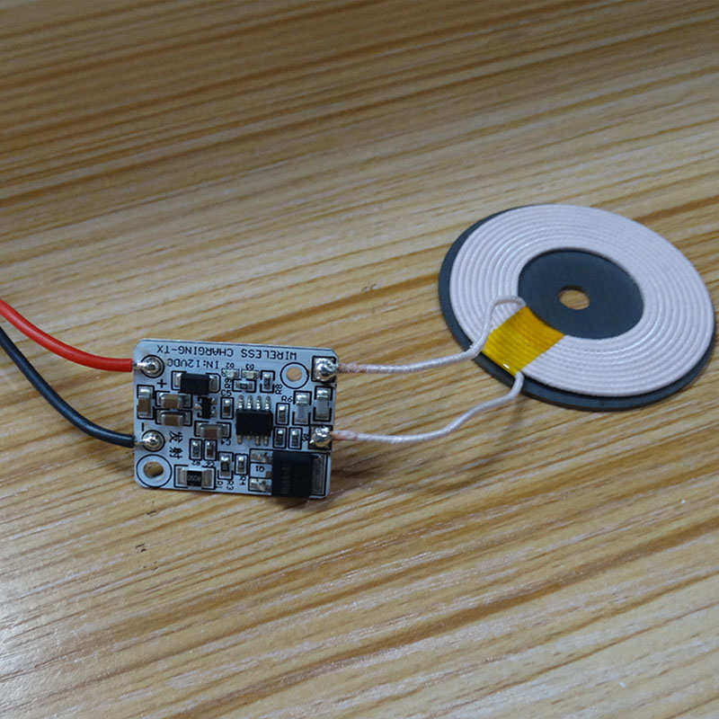 无线充电/供电模块输出12.6V/8.4V/5V充电池接负载带指示灯抗金属