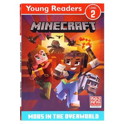 我的世界书分级读物2级异界生物英文原版Minecraft Young Readers Level 2 Mobs in the Overworld官方出品儿童冒险游戏故事书