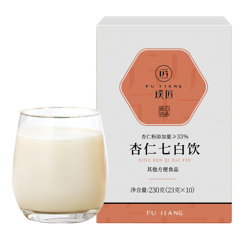 璞匠淡甜杏仁七白饮代餐七白粉