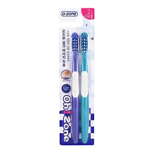 韩国欧志姆OZONE牙刷软毛成人超细丝宽头家庭装情侣家用家庭装