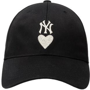 【自营】MLB帽子男帽女帽新款运动帽爱心情侣款遮阳帽户外鸭舌帽
