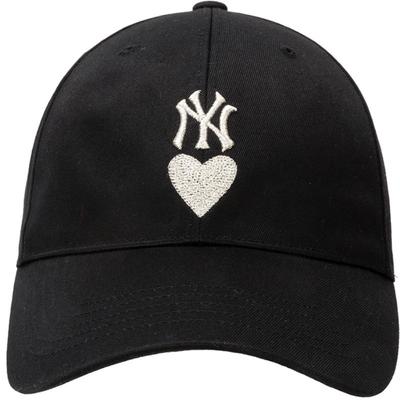 爱心刺绣标运动帽MLB防风透气