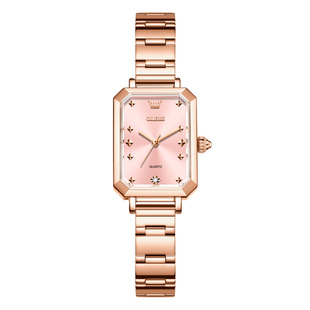 【情人节礼物】送女友新款玫瑰小方糖女士手表女款轻奢高级感腕表