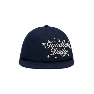 GOODBAI 五角星花体logo棒球帽