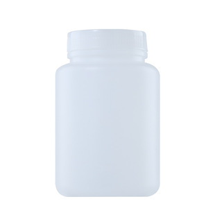 大口塑料广口瓶实验室刻度样品取样聚乙烯收纳瓶密封试剂pe分装瓶