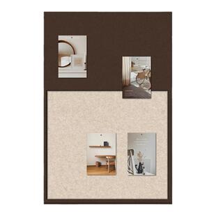 毛毡软木板照片墙免打孔留言板挂墙记事板展示板墙板墙面装饰自粘