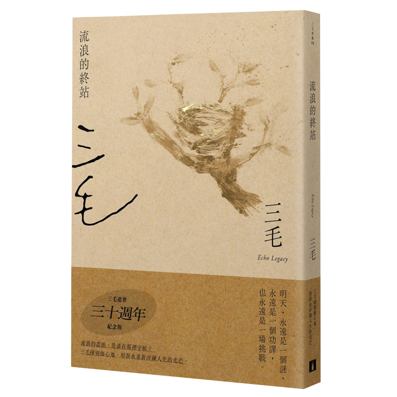 现货 台版 流浪的终站 三毛逝世30周年 繁体中字 小说 港台原版书