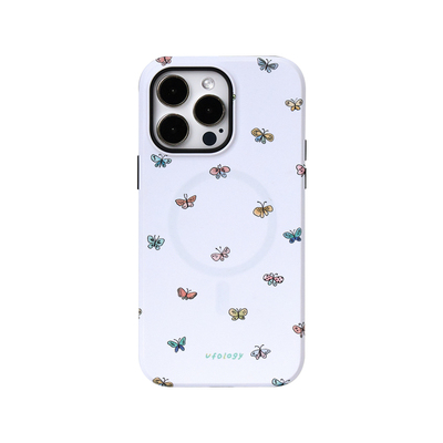 Ufology原创磁吸春天适用iPhone15promax手机壳14pro苹果13蝴蝶12全包11二合一菲林支架卡包新款小清新16pro
