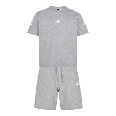 Adidas/阿迪达斯正品U TRACKSUIT男女圆领运动经典短袖套装KX0523