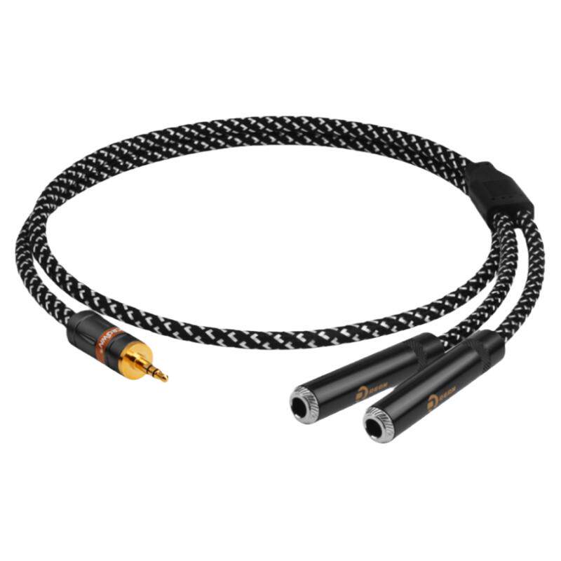 琴冠QINCROWN3.5转双6.5母音频线