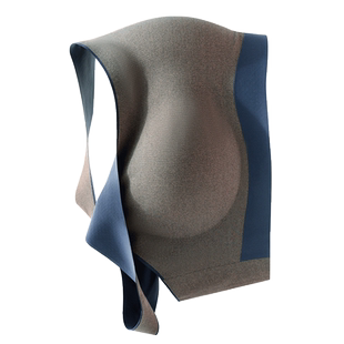 运动内衣女固定杯大胸显小聚拢背心一体式矫正驼背夏季文胸罩薄款