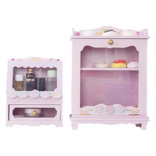 swimmer昭和风玫瑰黏土收纳作品展示柜少女心收纳盒果酱首饰盒