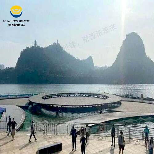 水上升降舞台 大型水下升降平台 固定液压升降机表演升降旋转舞台