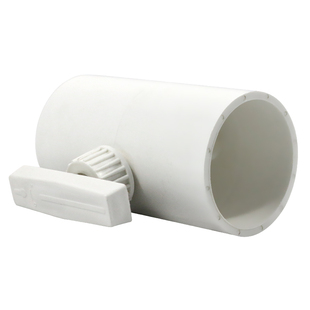 瞳行记PVC风量调节阀管道止风阀圆形风管蝶阀手动开关阀门110/160