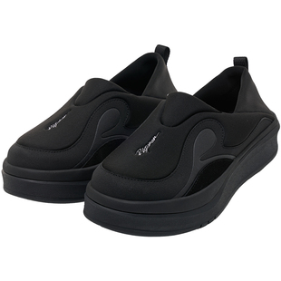 准者运动鞋男2026春季新款半拖鞋一脚蹬时尚潮流低帮厚底板鞋男鞋