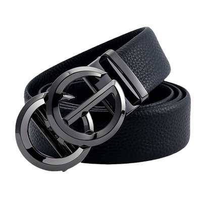 稻草人年轻人头层牛皮休闲时尚