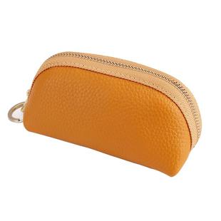 简约真软皮大容量通用车钥匙包小巧收纳韩国真皮迷你锁匙包套家用