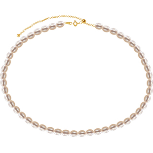 南珠宫婵媛 925银淡水珍珠项链小米珍珠C-X064SD-J礼物