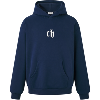 CHINISM赤尘鹅绒连帽卫衣