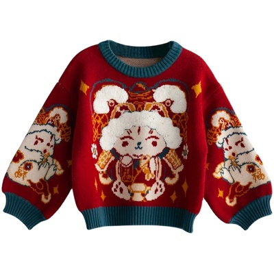 汉服秋冬男女童过年拜年服