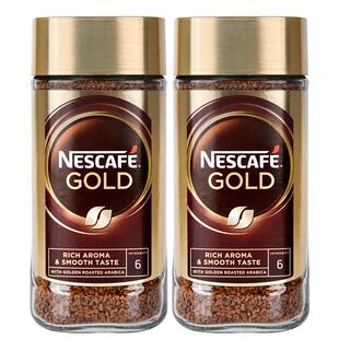 雀巢金牌黑咖啡200g瓶装冻干速溶粉无蔗糖添加冰美式瑞士原装进口