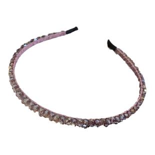 细发箍女简约百搭气质黑色镶钻带钻水晶头箍外出发卡压发头饰发饰