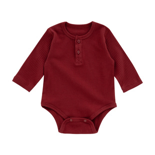 婴幼儿四季包屁衣男孩女宝宝百天满月洋气喜庆红色衣服连体衣套装