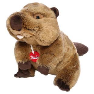 意大利trudi河狸一家亲礼盒海狸公仔毛绒玩具节日礼物娃娃送女友